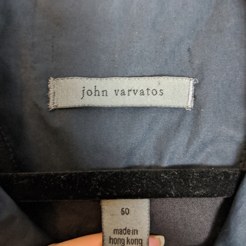 John Varvatos Button Front Lightweight Jacket 50 - image 4